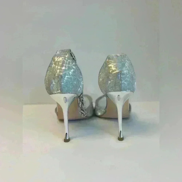 GUESS JADIEL EMBELLISHED ANKLE STRAP DRESS SANDALS SIZE 9 - Picture 5 of 6